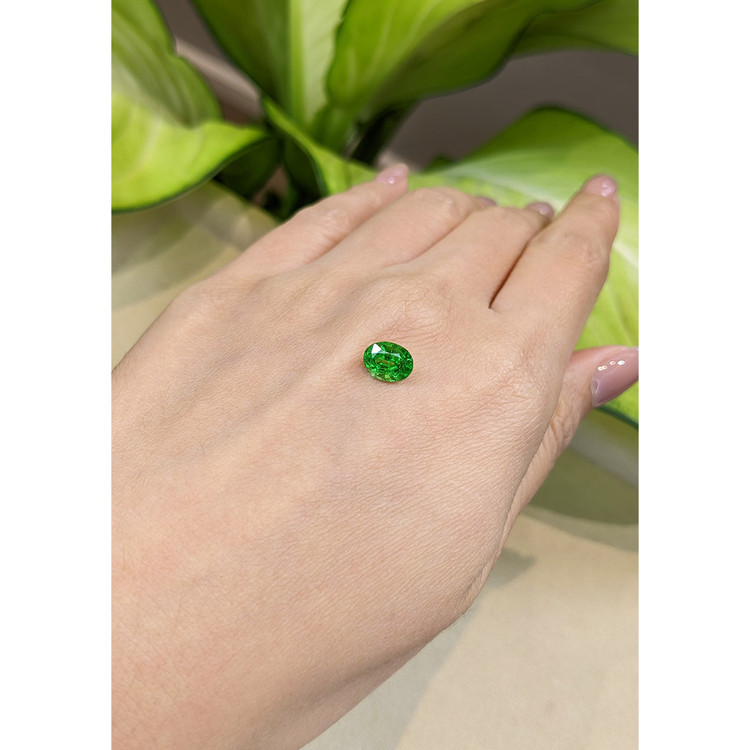1.67 Ct. Tsavorite Garnet from Tanzania