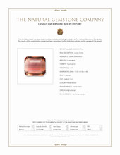 6.57 Ct. Pinkish Brown Tourmaline from Afghanistan Scan Report