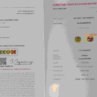 1.13 Ct. Alexandrite from Ceylon (Sri Lanka) Scan Report