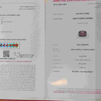 6.53 Ct. Spinel from Burma (Myanmar) Scan Report