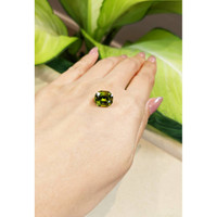 5.68 Ct. Peridot from Burma (Myanmar) Life Style