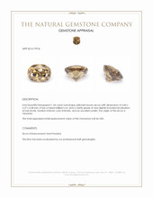 1.44 Ct. Zircon from Tanzania Appraisal