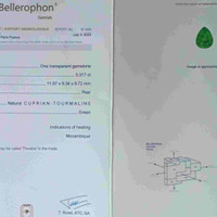 5.32 Ct. Paraiba Tourmaline from Mozambique Scan Report