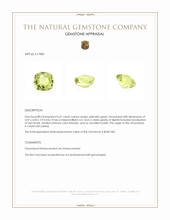 0.67 Ct. Chrysoberyl from Ceylon (Sri Lanka) Appraisal