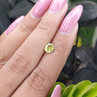 0.65 Ct. Chrysoberyl from Ceylon (Sri Lanka) Life Style