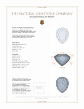 2.24 Ct. Zircon from Ceylon (Sri Lanka) 3 D Scan Report