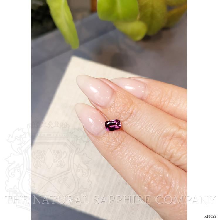 0.77 Ct. Rhodolite Garnet from Ceylon (Sri Lanka)