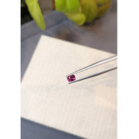 0.53 Ct. Rhodolite Garnet from Ceylon (Sri Lanka) Life Style