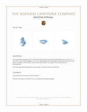 0.37 Ct. Aquamarine from Mozambique Appraisal