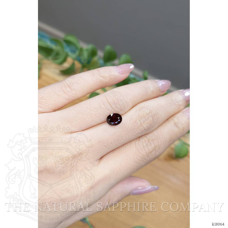 2.18 Ct. Red Garnet from Ceylon (Sri Lanka)