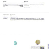 2.20 Ct. Paraiba Tourmaline from Mozambique Scan Report