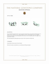 26.97 Ct. Greenish Blue Aquamarine from Brazil Appraisal