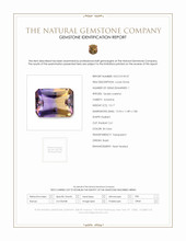 10.17 Ct. Bi Color Ametrine from Brazil Scan Report