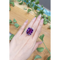 32.96 Ct. Amethyst from Brazil Life Style