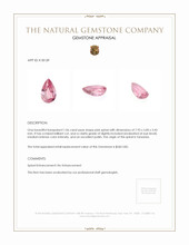 1.06 Ct. Pink Spinel from Tanzania Appraisal