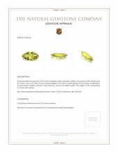 4.29 Ct. Chrysoberyl from Ceylon (Sri Lanka) Appraisal