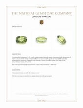 1.57 Ct. Chrysoberyl from Ceylon (Sri Lanka) Appraisal
