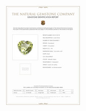 1.98 Ct. Chrysoberyl from Ceylon (Sri Lanka) Scan Report