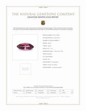 1.54 Ct. Pink Spinel from Ceylon (Sri Lanka) Scan Report
