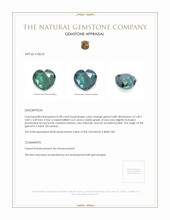 0.98 Ct. Garnet from Ceylon (Sri Lanka) Appraisal