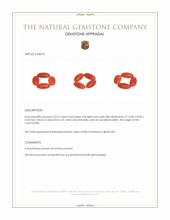 10.47 Ct. Cabochon Coral from Italy Appraisal