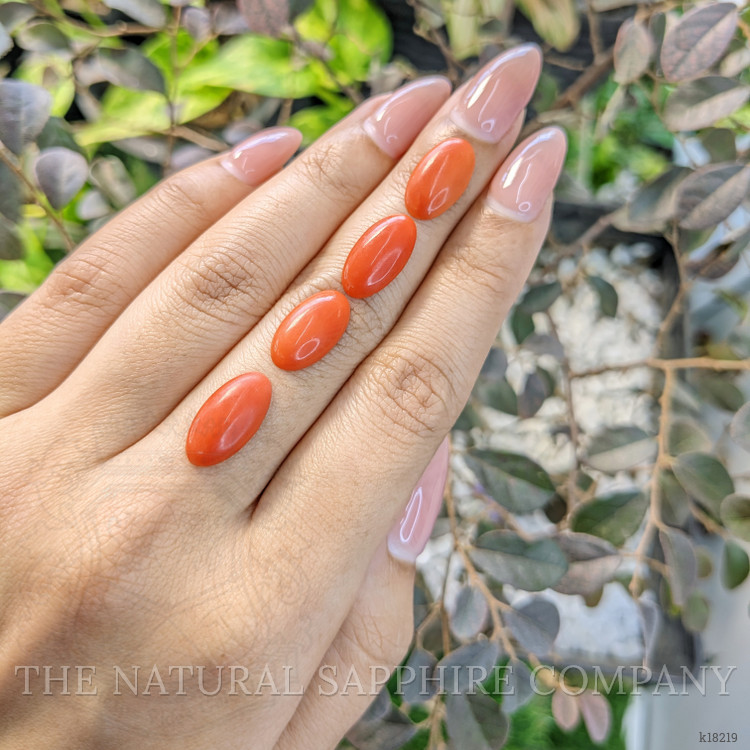 10.47 Ct. Cabochon Coral from Italy