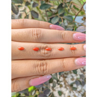 3.37 Ct. Cabochon Coral from Italy Life Style