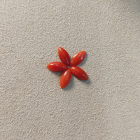 4.46 Ct. Cabochon Coral from Italy Life Style