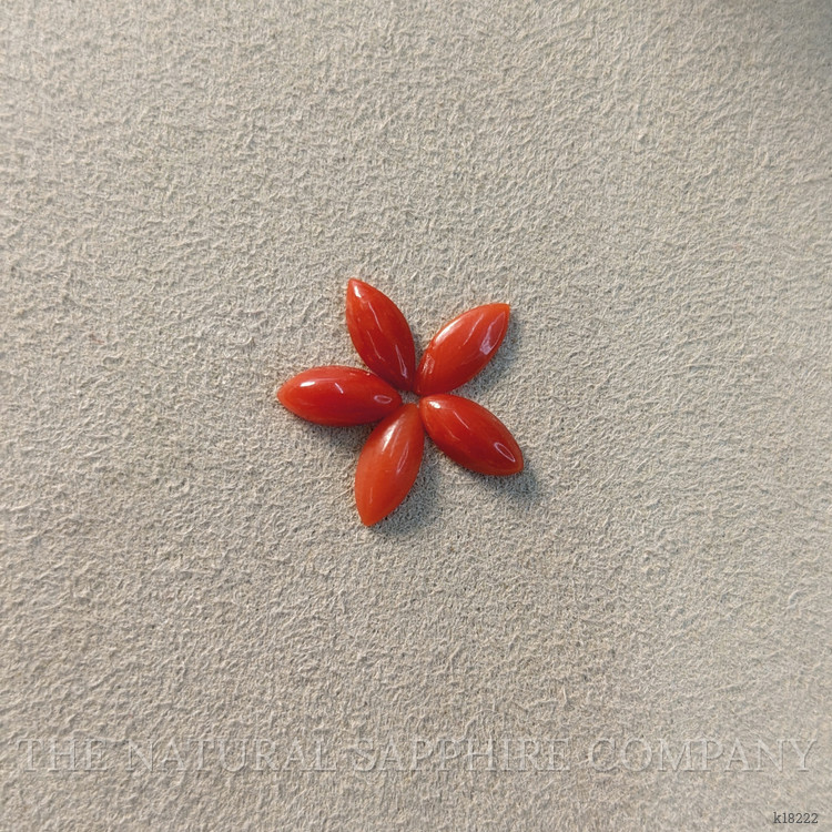 4.46 Ct. Cabochon Coral from Italy