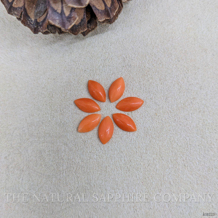 4.20 Ct. Cabochon Coral from Italy