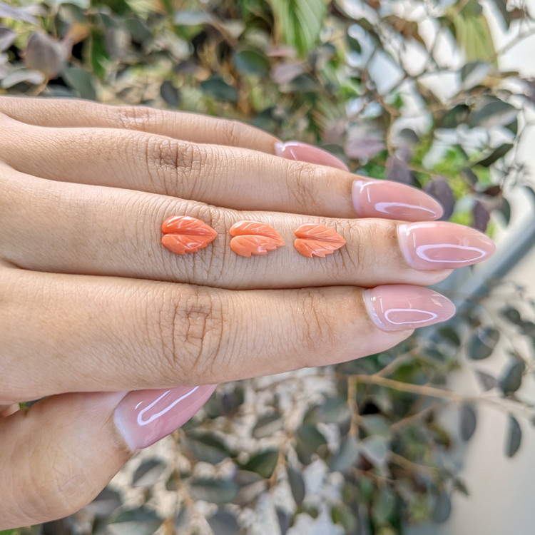 2.42 Ct. Coral from Italy