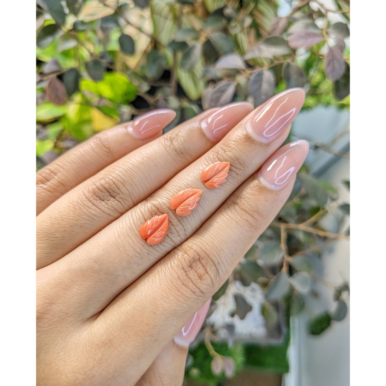 2.42 Ct. Coral from Italy