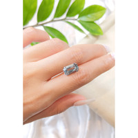 3.29 Ct. Aquamarine from Mozambique Life Style