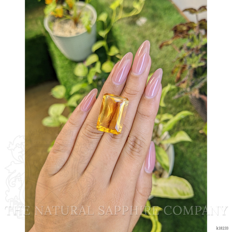 29.23 Ct. Citrine from Brazil