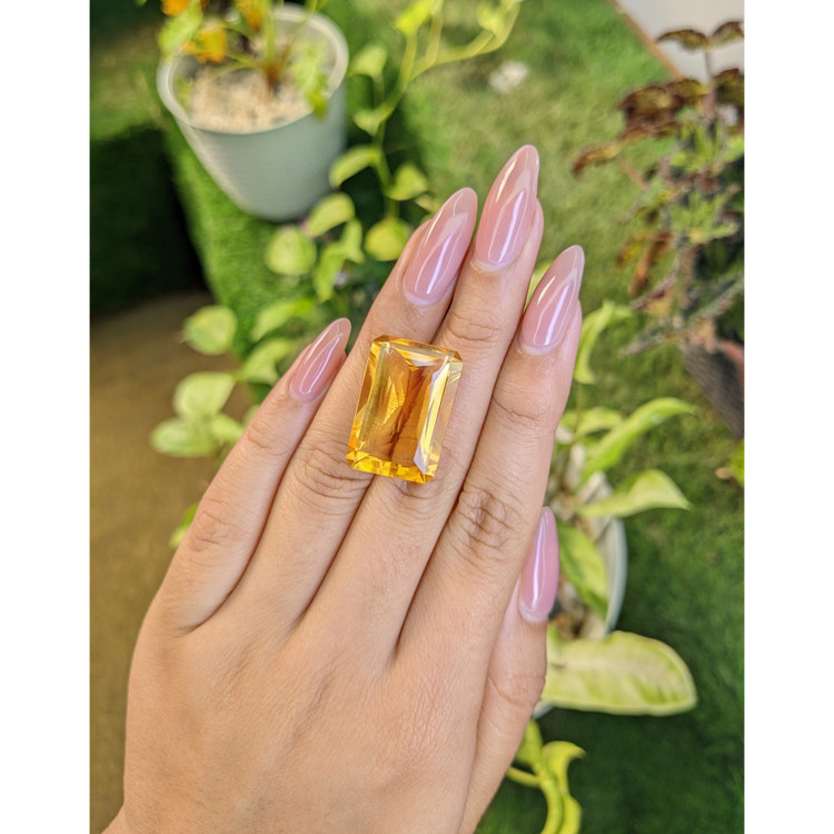 29.23 Ct. Citrine from Brazil