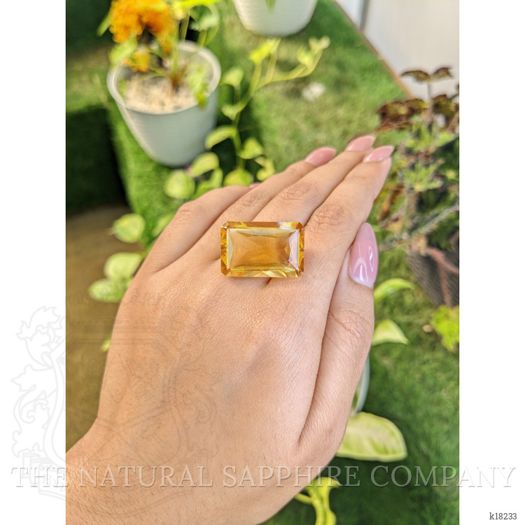 29.23 Ct. Citrine from Brazil