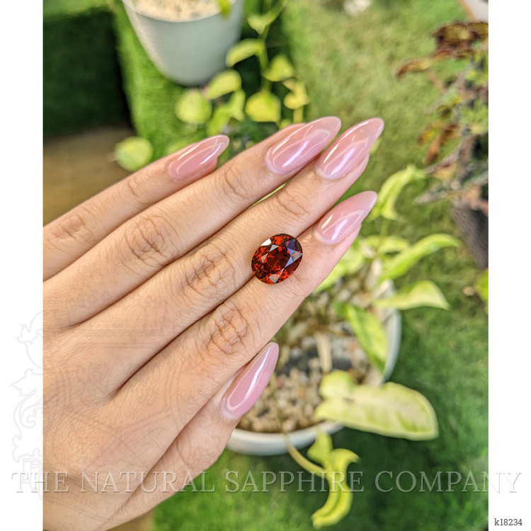 10.34 Ct. Garnet from Ceylon (Sri Lanka)
