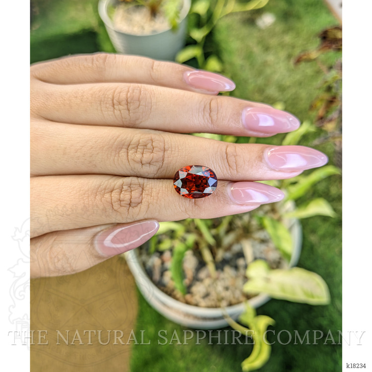 10.34 Ct. Garnet from Ceylon (Sri Lanka)