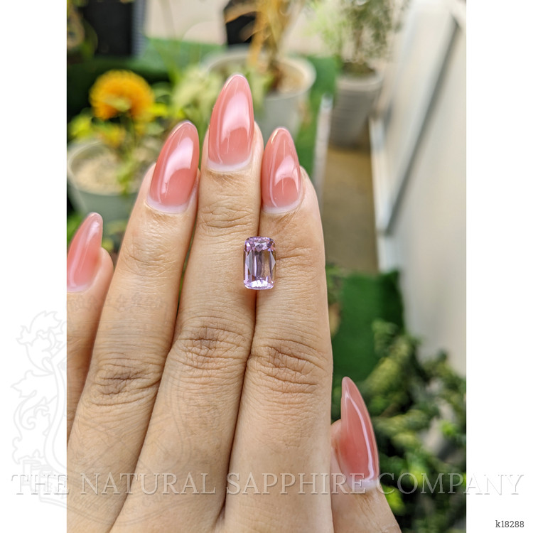 4.07 Ct. Purplish Pink Kunzite from Brazil