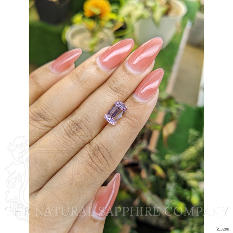 4.07 Ct. Purplish Pink Kunzite from Brazil