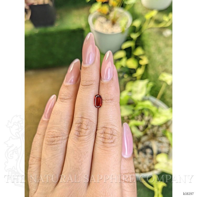 1.05 Ct. Almandine Garnet from Ceylon (Sri Lanka)