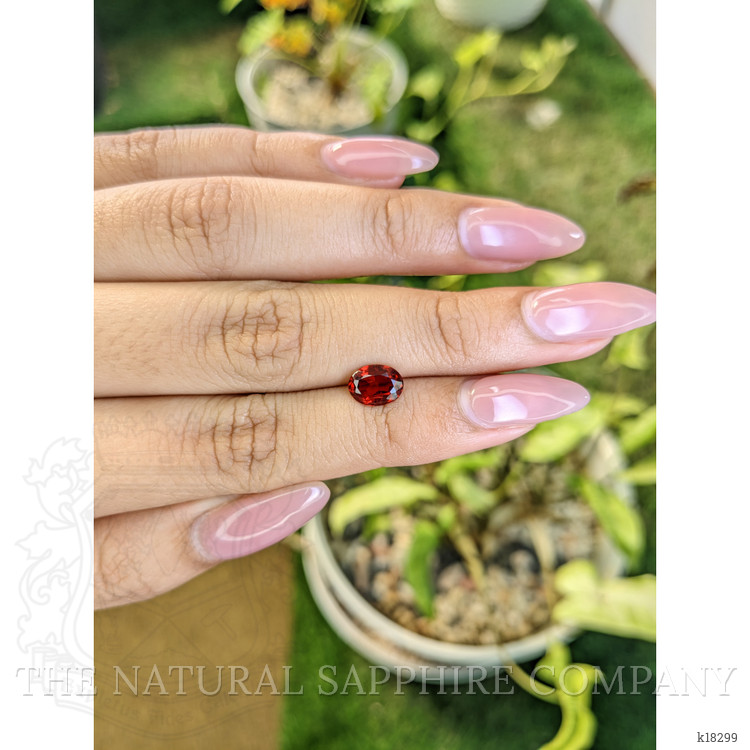 1.42 Ct. Almandine Garnet from Ceylon (Sri Lanka)