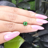 1.34 Ct. Tsavorite Garnet from Tanzania Life Style