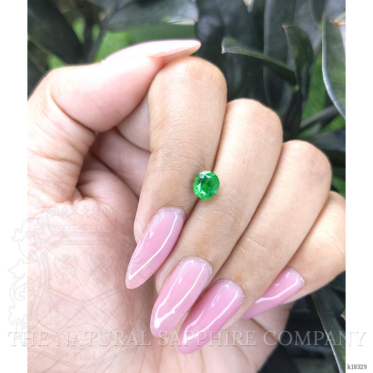 1.07 Ct. Tsavorite Garnet from Tanzania