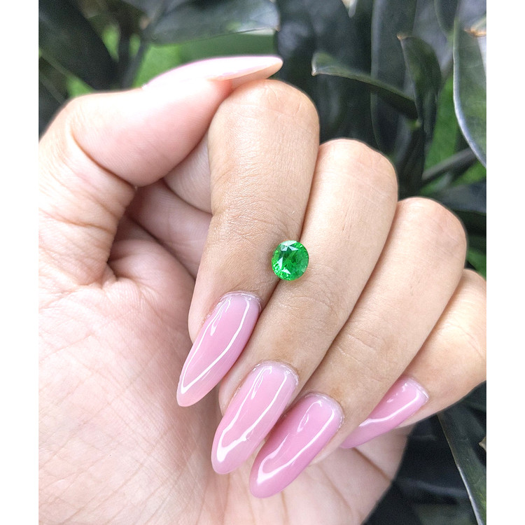 1.07 Ct. Tsavorite Garnet from Tanzania