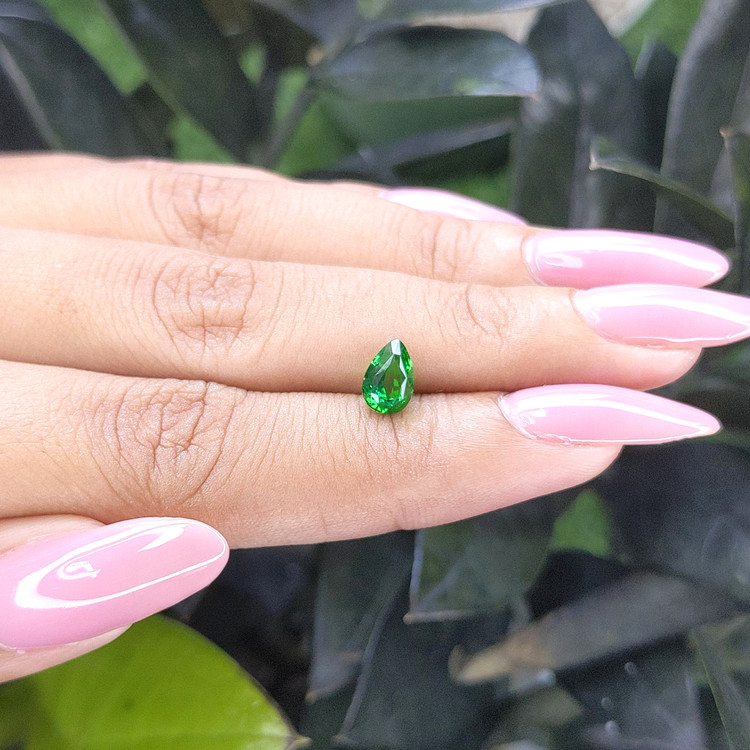 1.09 Ct. Tsavorite Garnet from Tanzania