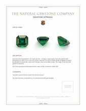 1.35 Ct. Tsavorite Garnet from Tanzania Appraisal