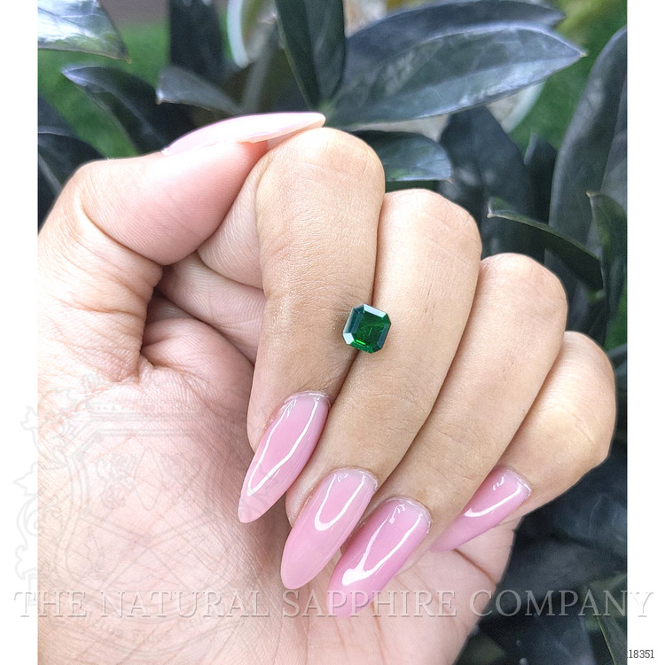 1.35 Ct. Tsavorite Garnet from Tanzania