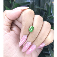 1.69 Ct. Tsavorite Garnet from Tanzania Life Style