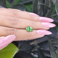 1.69 Ct. Tsavorite Garnet from Tanzania Life Style